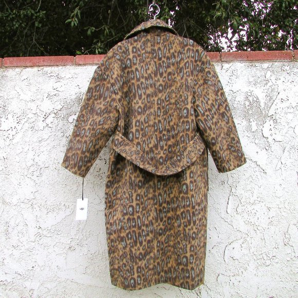 UGG HATTIE Long Oversized Coat Novelty M - Picture 6 of 10